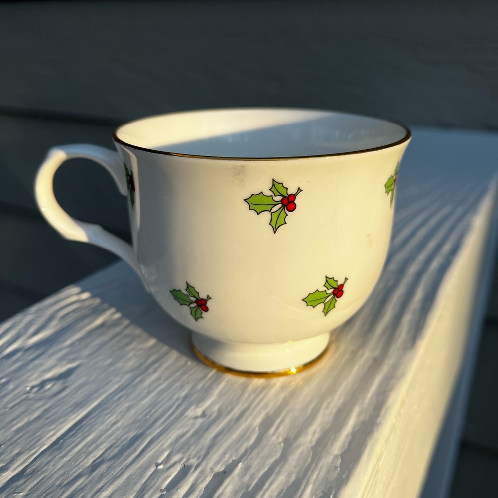 Vintage Holiday Sadler Wellington Tea Cup